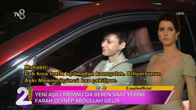 Beren Saat Farah Zeynep Abdullah'ın adını duyunca bakın ne yaptı! Sosyal medya bunu konuşuyor