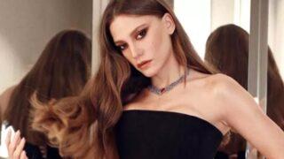 Serenay Sarıkaya, Şahmaran galasında sesiyle büyüledi! Transparan kıyafetiyle çok konuşuldu, sahneye çıkıp şarkı söyledi