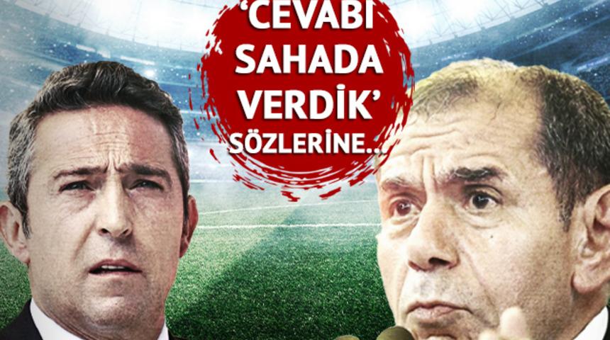Son dakika: Galatasaray Başkanı Dursun Özbek, 'Gereken cevabı sahada verdik' dedi, Fenerbahçe'den jet yanıt geldi! 'Algılarla hak etmediklerini elde etmek istiyorlar!'