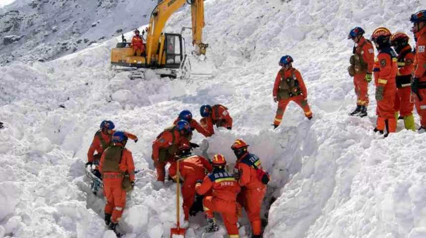 Arama kurtarma çalışmaları sona erdi! Çin’deki çığ faciasında bilanço ağır:28 ölü