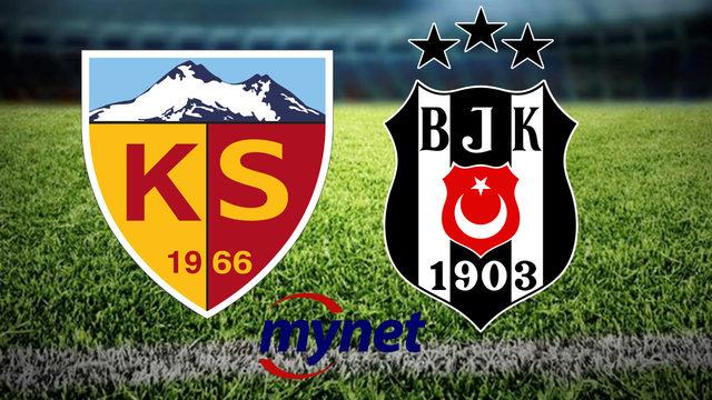 KAYSERİSPOR BEŞİKTAŞ MAÇ SONUCU! Siyah Beyazlı ekip Kayserispor karşısında 2-0 galip geldi!