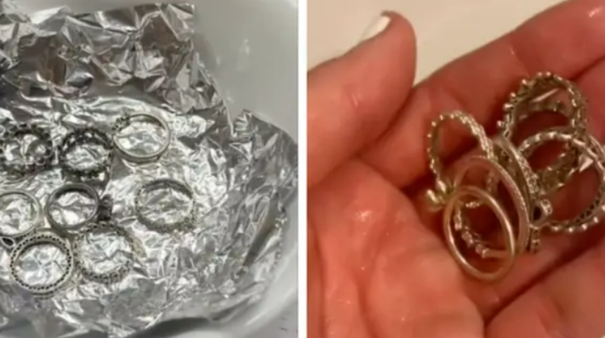 Kararmış g&uuml;m&uuml;şleri dakikalar i&ccedil;inde parlatıyor! Kararmış g&uuml;m&uuml;ş takıları parlatmak i&ccedil;in...