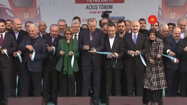 Cumhurbaşkanı Erdoğan, Kağıthane-İstanbul Havalimanı Metrosu Açılış Töreni’nde konuşuyor 20-57 screenshot