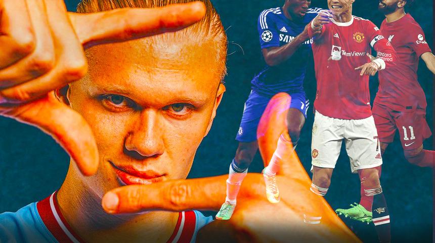 Premier Lig'de Haaland şov sadece 14 dakikada yaptı! Drogba, Ronaldo, Salah... Onlar bile şaşkın!