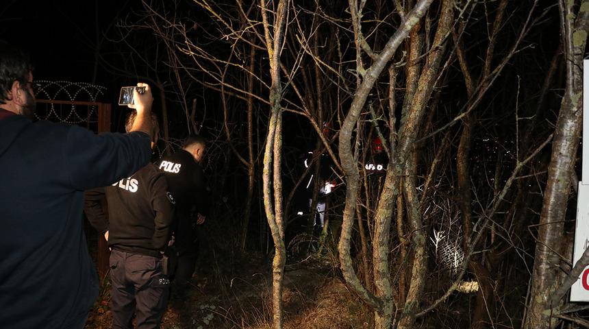 Gece vakti ormanda hareketli saatler! Pizza almaya giderken kayboldu