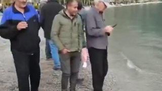 Muğla kıyılarında görüldü! Köpek balığını gören telefona sarıldı