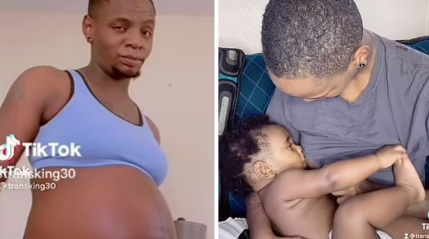 Oğlunu emziren trans baba ölüm tehditleri alıyor! Bebeğini doğurduktan sonra...