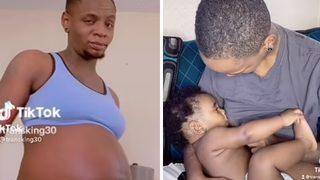 Oğlunu emziren trans baba ölüm tehditleri alıyor! Bebeğini doğurduktan sonra...