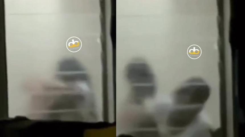 Yurt camından yansıyan cinsel ilişki görüntüleri sosyal medyada gündem yarattı! Komşusu balkonundan çekip paylaştı