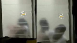 Yurt camından yansıyan cinsel ilişki görüntüleri sosyal medyada gündem yarattı! Komşusu balkonundan çekip paylaştı