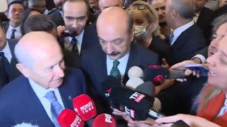 Sinan Ateş cinayeti soruldu! Bahçeli'den gazeteciye dikkat çeken tepki: 'İşine bak'