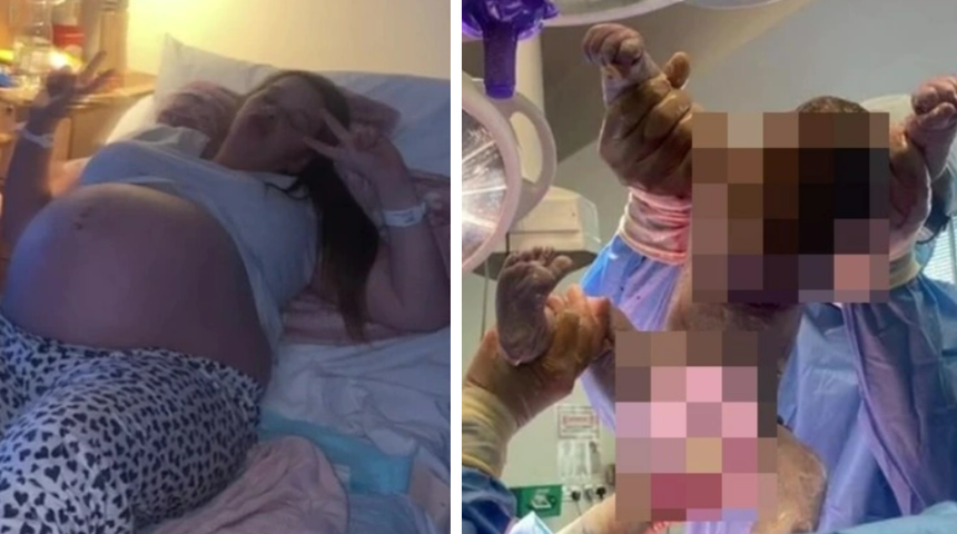 Kimse yeni doğan bebeğinin gerçek kilosuna inanmıyor! "Her an yürüyebilir" 