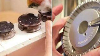 Kararan ocak gözlerini tertemiz yapıyor! Pırıl pırıl olacak