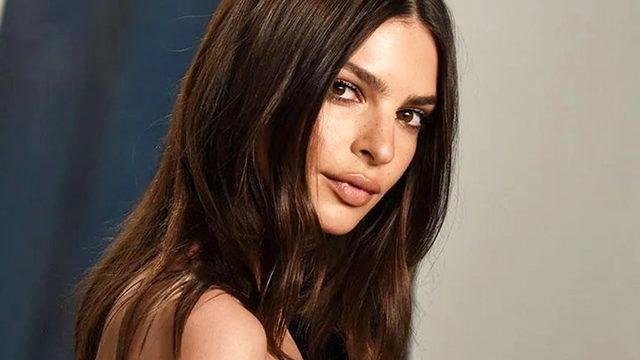 Emrata dantelli geceliğiyle sokaklarda süzüldü! Göğüs dekoltesi olay
