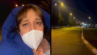 Melek Baykal havaalanında taksi krizi yaşadı! Böyle rezillik görmedim 3 kadın 1,5 kilometre yol yürüyoruz