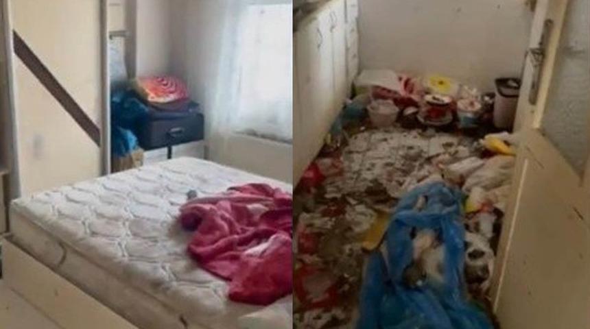 Bursa'dan sonra bu kez İstanbul'da vicdanları sızlatan manzara! Çöp evde terk edilmiş 3 çocuk bulundu