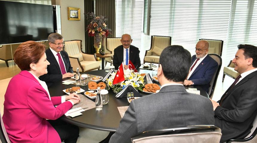 Son dakika: Altılı masanın 11'inci toplantısı sona erdi! Ortak bildiri yayımlandı