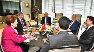 Son dakika: Altılı masanın 11'inci toplantısı sona erdi! Ortak bildiri yayımlandı