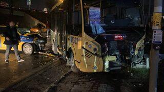 Başakşehir'de akşam saatlerinde trafik kazası! Yaralılar var