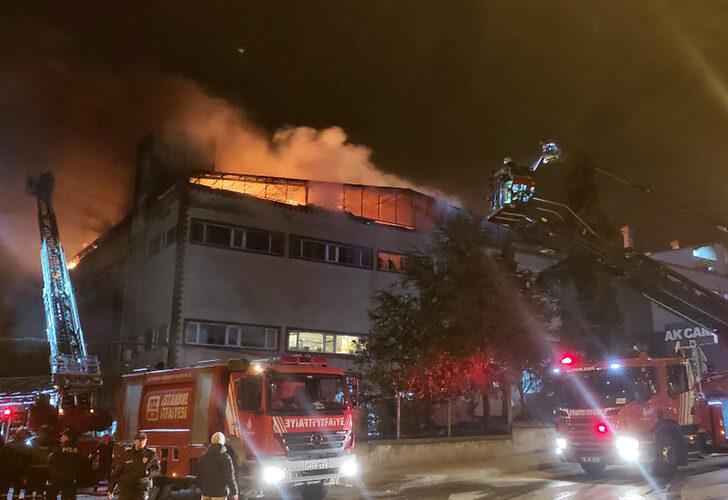 İstanbul Pendik'te fabrika yangını! Çok sayıda ekip müdahale etti