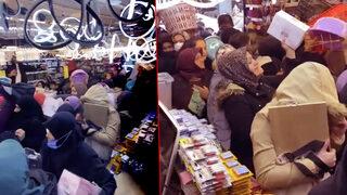 Kapanın elinde kaldı! Açılışa özel indirimi duyan koştu, içeri girmek isterken birbirlerini ezdiler: Bursa'da 'ucuzluk' izdihamı