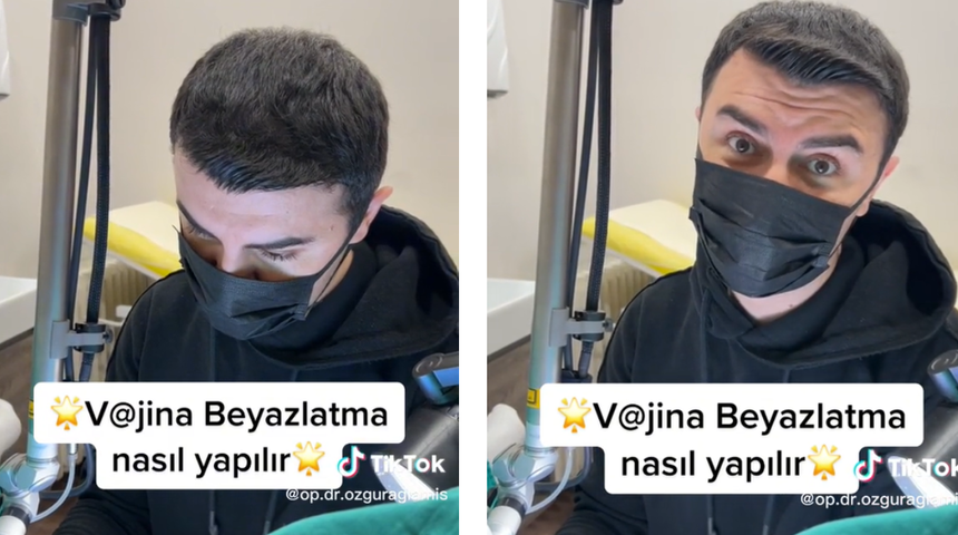 TikTok'ta vajina beyazlatma işlemi yapan doktor viral oldu! Herkes bu videoyu konuşuyor...
