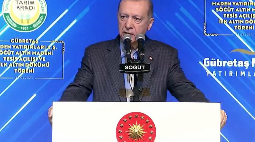 Son dakika: Erdoğan Cumhuriyet tarihinin rekorunu duyurdu! 109 tonluk rezerv... "En çok altın üreten ilk 3 madenden biri olacak"