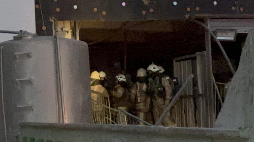 İstanbul Finans Merkezi inşaatında yangın; 3 işçi dumandan etkilendi