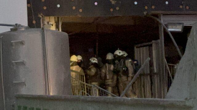 İstanbul Finans Merkezi inşaatında yangın; 3 işçi dumandan etkilendi