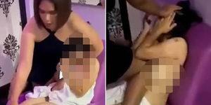 Genelevi basıp birbirine kattı! Seks iş&ccedil;isini darp etti