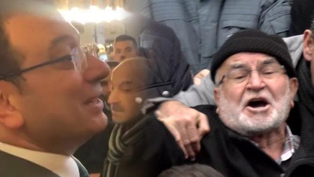 Bursa'da cuma namazı sonrası tepki! Yaşlı adam 'Burada işin yok' dedi, İmamoğlu ise...