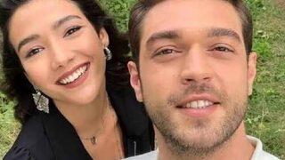 Aybüke Pusat derin dekolteli poz verdi! Furkan Andıç dayanamadı