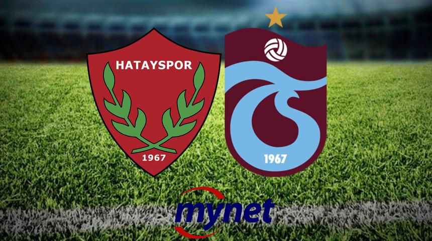Hatayspor Trabzonspor maçında nefes kesen mücadele! 5 maçta ilk galibiyet!