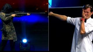 Yetenek Sizsiniz'de Alp Kırşan'ın korku dolu anları!