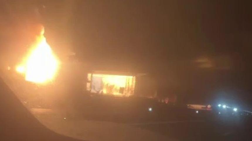 Süt toplama tesisinde korkutan patlama! Ekipler müdahale etti