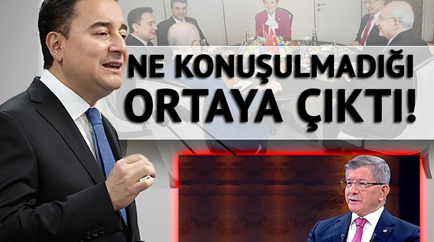 Ne konuşulduğu merak ediliyordu, ne konuşmadıklarını anlattı! Babacan'ın "Başlarsak 10 dakika olmadan kavga çıkar" sözleri akıllara Davutoğlu'nu getirdi
