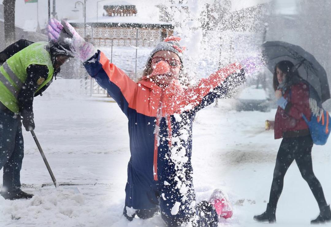 Kar yağışı İstanbul'a giriş yaptı; Bitlis, Muş, Van, Hakkari ve bir&ccedil;ok il beyaza b&uuml;r&uuml;nd&uuml;!