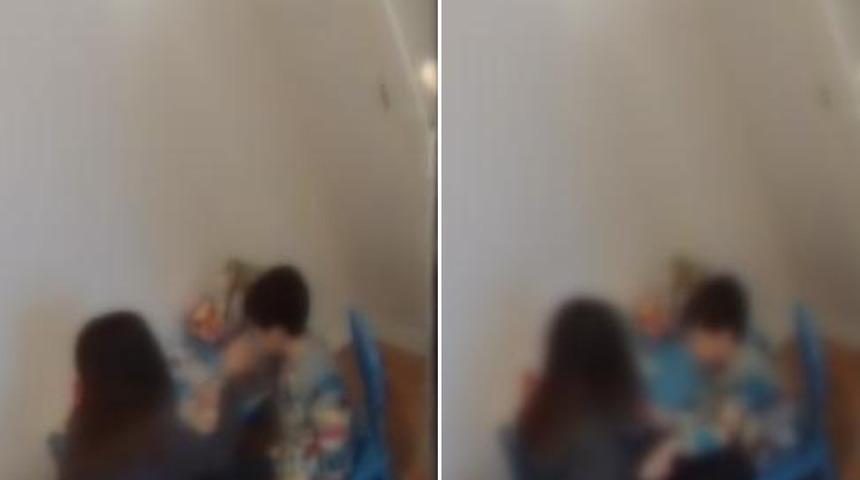 Psikologdan otizmli çocuğa darp kamerada! Görüntüleri izleyince soluğu karakolda aldılar