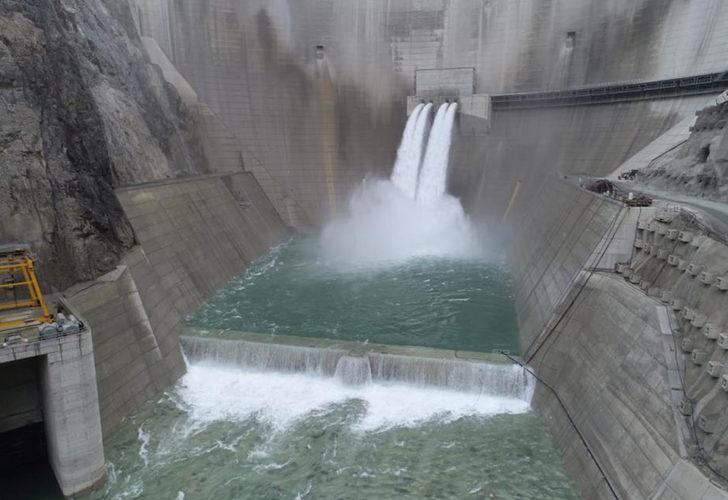Bakan Kirişci açıkladı! Yusufeli Barajı'nda su seviyesi 73 metreye yükseldi...