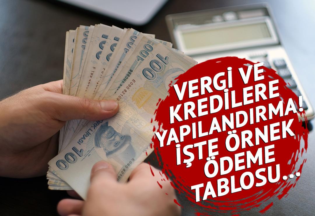 4.100 TL cepte kalacak! Vergi yapılandırmasında taksit hesaplaması: Vadeye g&ouml;re katsayı&hellip;