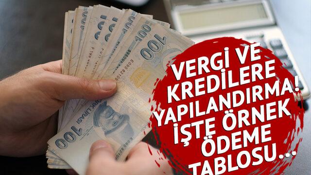 4.100 TL cepte kalacak! Vergi yapılandırmasında taksit hesaplaması: Vadeye göre katsayı…
