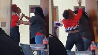 Sınıf bir anda savaş alanına döndü! Diğer öğrencilerin gözünün önünde öğretmene saldırdı... Tekme, tokatlar, çığlık...