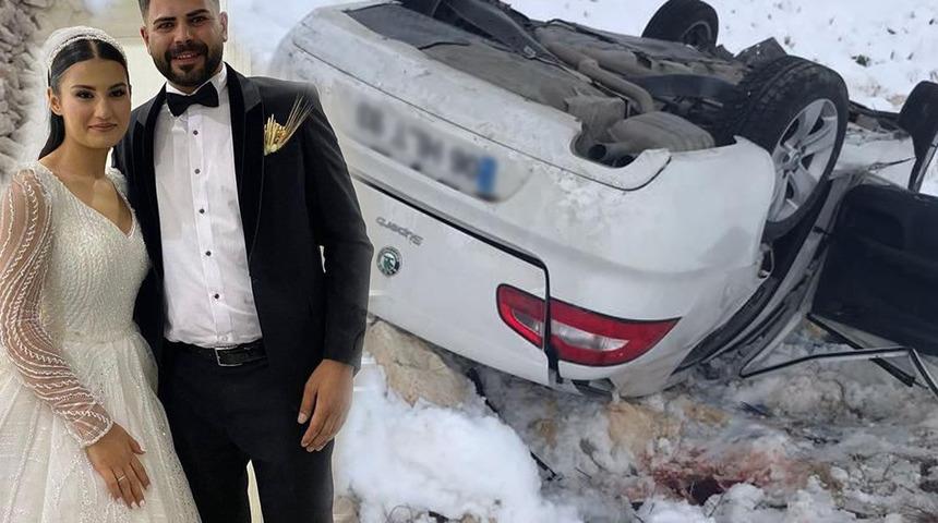 Düğün dönüşü feci kaza! 6 ay önce evlenmişlerdi: Gamze öğretmen öldü, eşi yaralandı