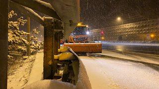 Bolu Dağı'nda kar yağışı aralıklarla sürüyor