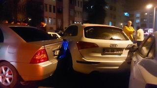 Karabük'te kontrolden çıkan cip, 6 araca çarptı