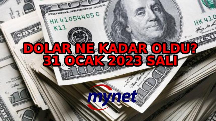 DOLAR ne kadar? EURO kaç TL? 31 Ocak 2023 Salı güncel Euro ve dolar fiyatı...