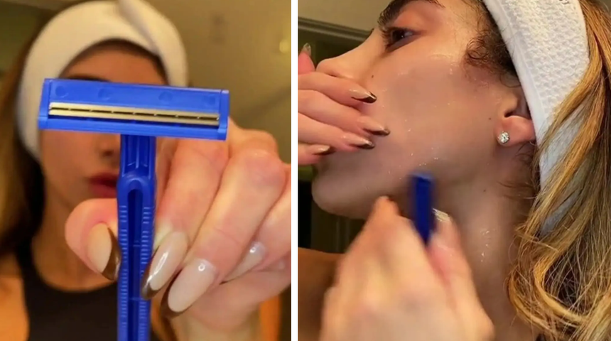 Y&uuml;z&uuml;n&uuml; her g&uuml;n tıraş eden kadın y&uuml;z&uuml;ndeki t&uuml;yleri almasının faydasını a&ccedil;ıkladı! "İnsanlar bana inanmıyor"