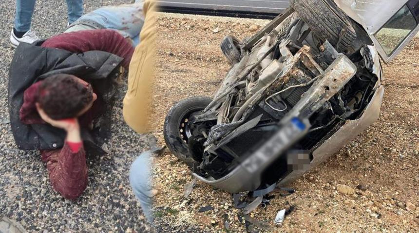 Yolda yatan yaralı ile yardıma gelenler arasında yaşanan diyalog şaşırttı! 'Yüzümde şişlik var mı?'