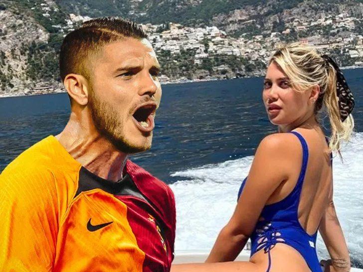 Galatasaray'ın yıldızı Mauro Icardi'nin eski aşkı Wanda Nara kalça pozuyla intikam aldı! Tanga bikinisini giydi ortalık yıkıldı