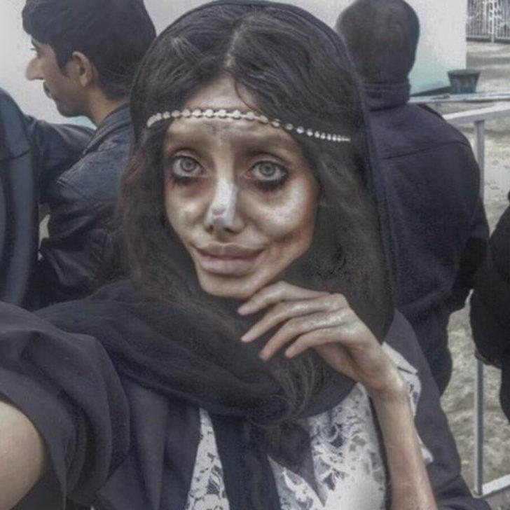 Angelina Jolie�ye benzemek isteyen kızın son hali korkunç!